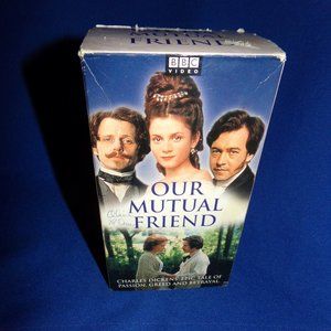 Vintage BBC Series Our Mutual Friend 3 VHS Video Tape Set by Charles Dickens